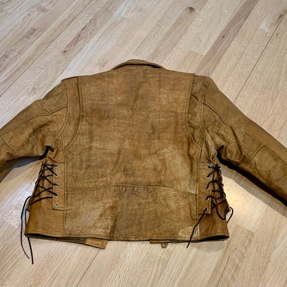 Leather Club Thinsulated Vintage Motorcycle Jacket - Picture 3 of 11